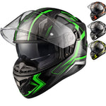 Agrius Wrath Polaris Glow In The Dark Motorcycle Helmet