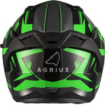 Agrius Wrath Polaris Glow In The Dark Motorcycle Helmet