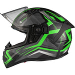 Agrius Wrath Polaris Glow In The Dark Motorcycle Helmet