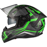 Agrius Wrath Polaris Glow In The Dark Motorcycle Helmet