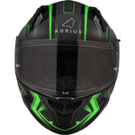 Agrius Wrath Polaris Glow In The Dark Motorcycle Helmet