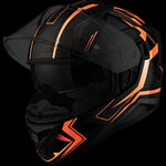 Agrius Wrath Polaris Glow In The Dark Motorcycle Helmet