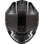 Agrius Wrath Polaris Glow In The Dark Motorcycle Helmet