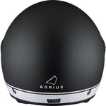 Agrius Score Solid Open Face Motorcycle Helmet