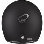 Black Classic Open Face Motorcycle Helmet