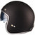 Black Classic Open Face Motorcycle Helmet