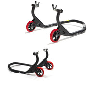 Black Pro Range Evo Front & Rear Paddock Stand