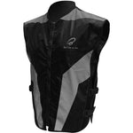 Black Hi-Vis Motorcycle Vest