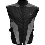 Black Hi-Vis Motorcycle Vest