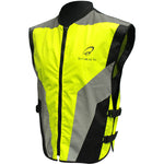 Black Hi-Vis Motorcycle Vest