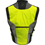 Black Hi-Vis Motorcycle Vest