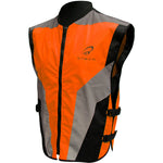 Black Hi-Vis Motorcycle Vest