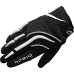 Black Raw Kids Motocross Gloves