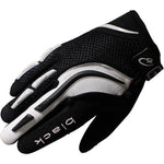 Black Raw Motocross Gloves