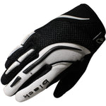 Black Raw Motocross Gloves