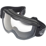 Black Granite Motocross Goggles & Lens