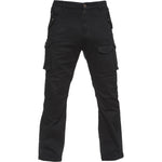 Black Command Motorcycle Cargo Jeans