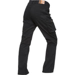 Black Command Motorcycle Cargo Jeans