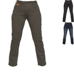 Black Salus Womens Motorcycle Jeans