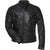 Black Notus Leather Motorcycle Jacket