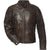 Black Notus Leather Motorcycle Jacket