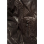 Black Notus Leather Motorcycle Jacket