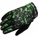 Black Splat Motocross Gloves