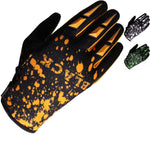 Black Splat Motocross Gloves