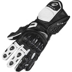 Black Raptor 390 Leather Motorcycle Gloves