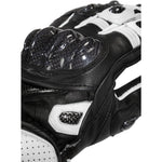 Black Raptor 390 Leather Motorcycle Gloves