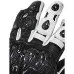 Black Raptor 390 Leather Motorcycle Gloves