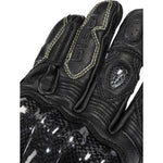 Black Rhino Leather Motorcycle Gloves