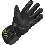 Black Odyssey Waterproof Leather Motorcycle Gloves