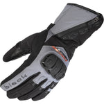 Black Voyage Waterproof Leather Motorcycle Gloves