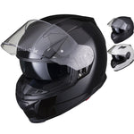 Black Apex Full Face Motorcycle Helmet