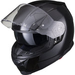 Black Apex Full Face Motorcycle Helmet