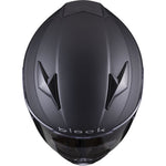 Black Apex Full Face Motorcycle Helmet