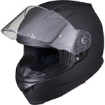 Black Apex Full Face Motorcycle Helmet