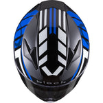 Black Apex Triple Full Face Motorcycle Helmet