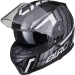 Black Apex Triple Full Face Motorcycle Helmet