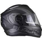 Black Optimus II Destination Flip Front Motorcycle Helmet & Visor Kit