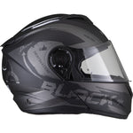 Black Optimus II Destination Flip Front Motorcycle Helmet & Visor Kit