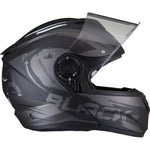 Black Optimus II Destination Flip Front Motorcycle Helmet & Visor Kit