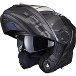 Black Optimus II Destination Flip Front Motorcycle Helmet & Visor Kit