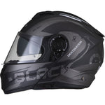 Black Optimus II Destination Flip Front Motorcycle Helmet & Visor Kit