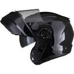 Black Optimus II Flip Front Motorcycle Helmet