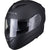 Black Optimus II Flip Front Motorcycle Helmet