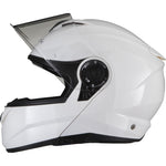 Black Optimus II Flip Front Motorcycle Helmet