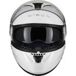 Black Optimus II Flip Front Motorcycle Helmet