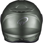 Black Optimus II Flip Front Motorcycle Helmet